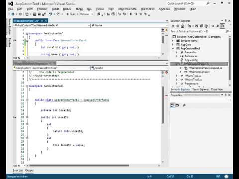 Aop with Visual studio 2012 CustomTool (POC)
