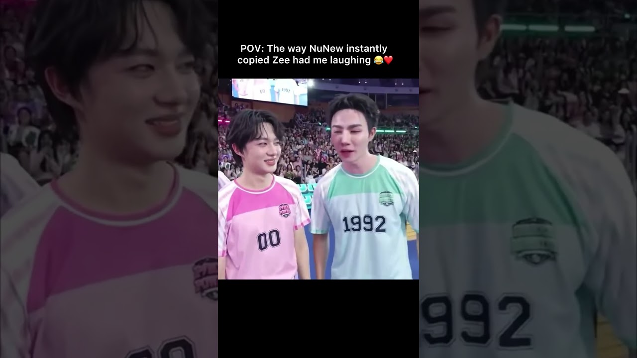 POV: The way NuNew instantly copied Zee had me laughing
