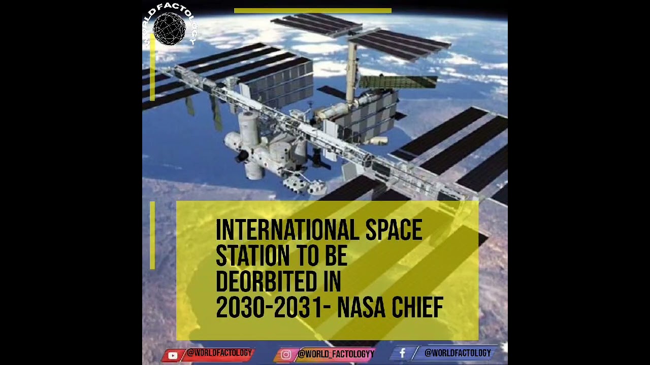 ISS to be Deorbited 2030 