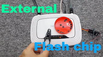 TP-LINK TL-WR841N WiFi router run external flash chip with SOP8 clip