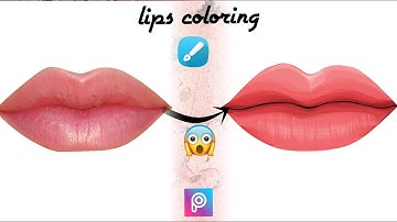 lips coloring step by step guy