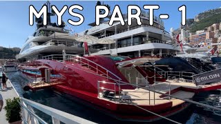 THE MONACO YACHT SHOW 2023 FULL WALK VIDEO IN 4KHD @archiesvlogmc