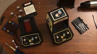 Coleco Pac-Man Mini Arcade Restoration Part 2 – Cabinet & Artwork