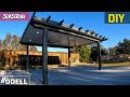 How to Install a Patio cover with Recessed Lights & Fans!