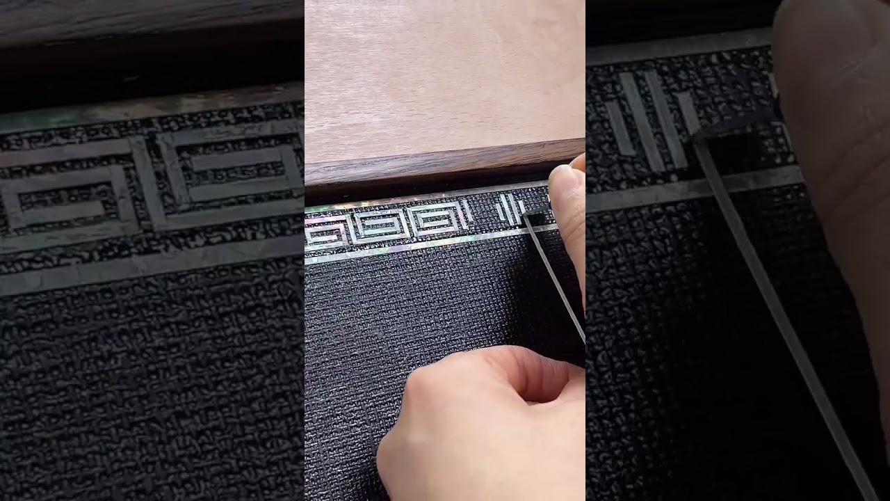 나전칠기 끊음질 Najeonchilgi-a Korean craft never truly ends!!