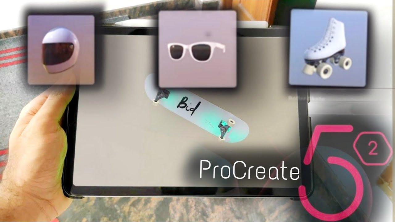 Downloading 3D model samples in Procreate 5.2 ? | How to Download ...