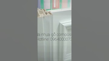 Góc mẫu chi tiết cửa nhựa giả gỗ composite