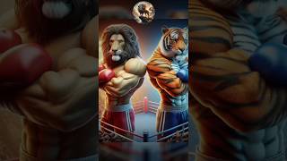 Lion ? vs Tiger ? Boxsing viral trending shorts cat cartoon