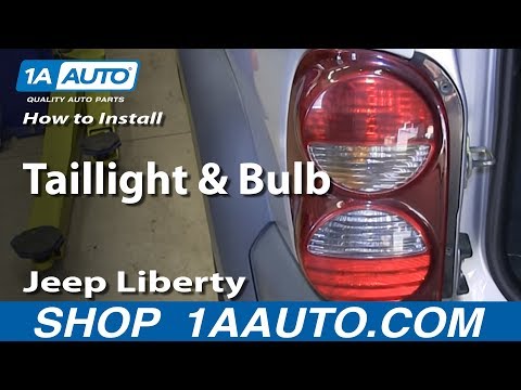 How to Replace Tail Light and Bulb 05-07 Jeep Liberty