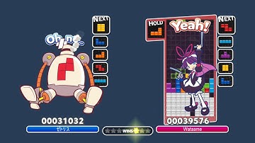 [Puyo Puyo Tetris AI] Zetris vs Wataame (4) - AI vs AI