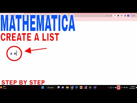 ✅ How To Create A List In Mathematica 🔴