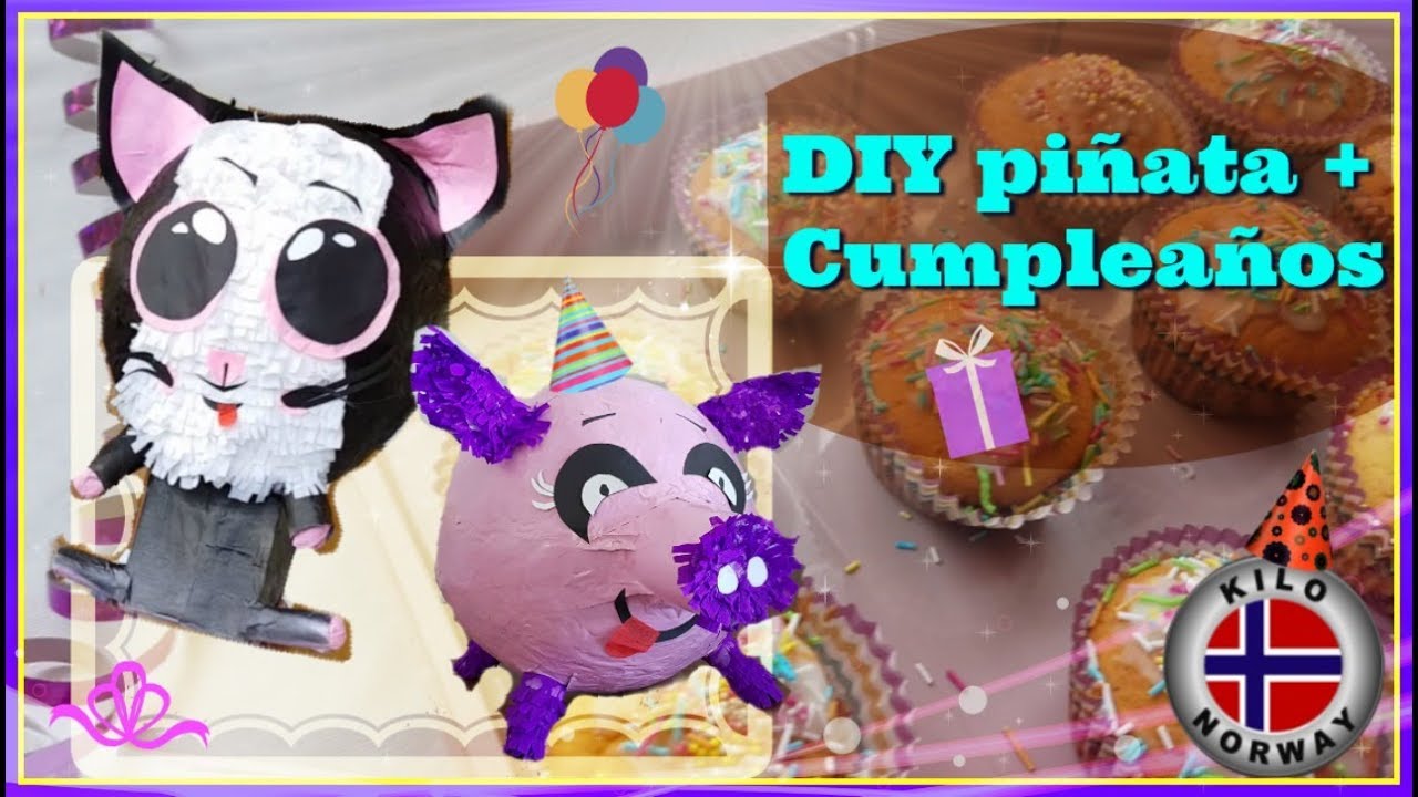DIY Piñata + cumpleaños 🎂Kilo Norway / Mexicana en Noruega | Vlog 112 - YouTube