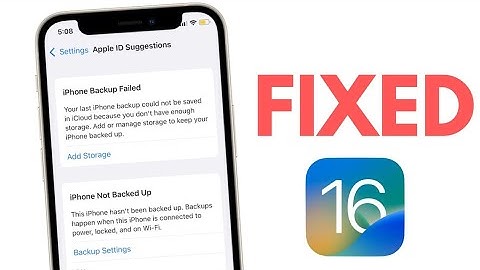iPhone Backup Failed Error On iPhone [ FIX Backup Failed Error On Any iPhone ] 2022