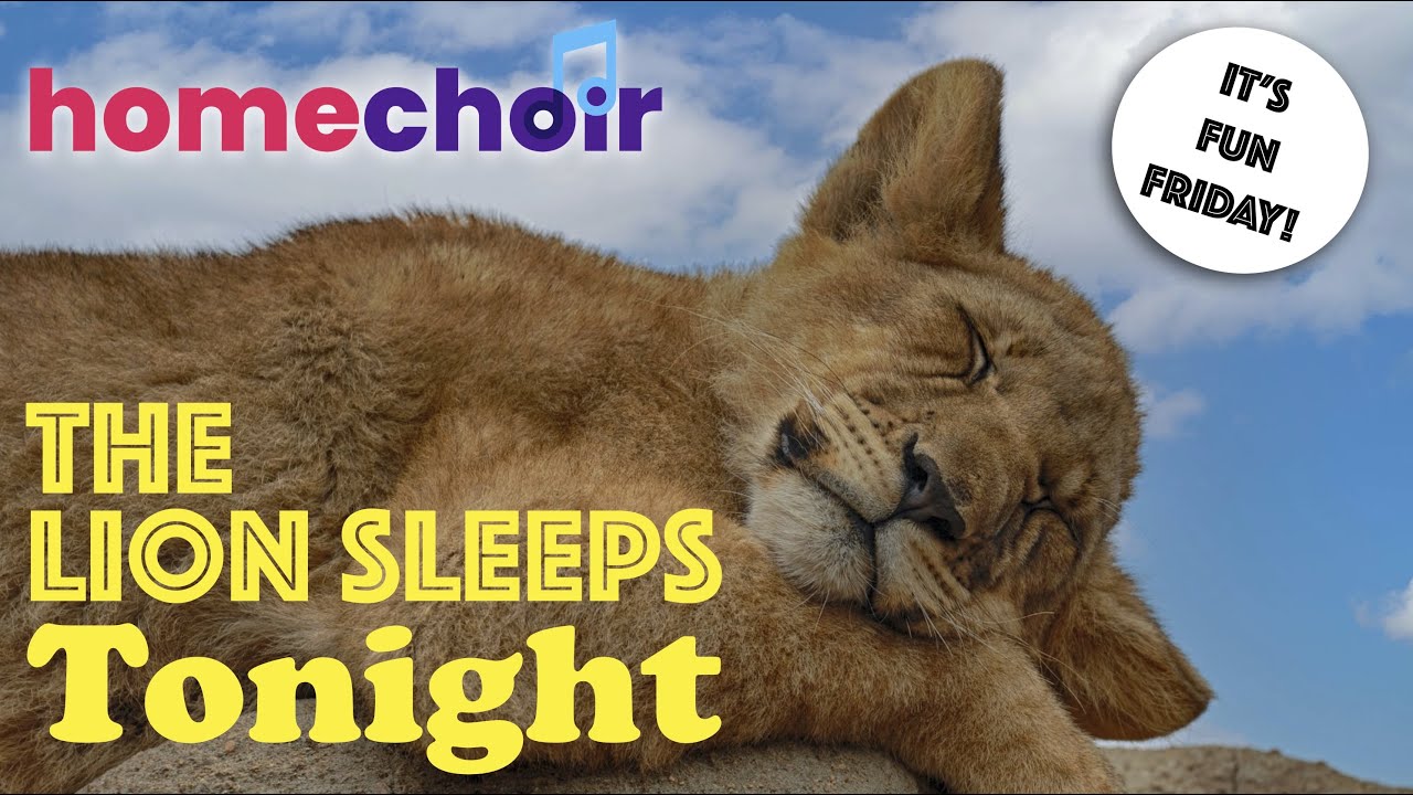 The lion sleeps tonight sing great fun songs and improve your singing