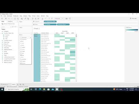 Tableau tutorial for beginner|24_Tableau Crosstab Charts Demystified: Data Visualization Made Easy