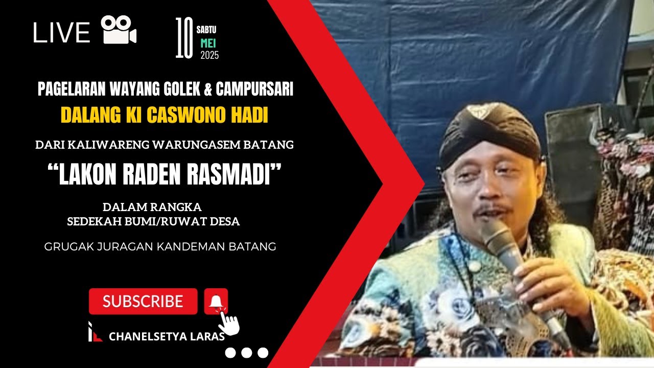 WAYANG GOLEK DALANG KI CASWONO HADI Lakon RADEN RASMADI