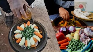 Village Life Morocco 🇲🇦| Tajine| طبخ الطاجين في الريف المغربي