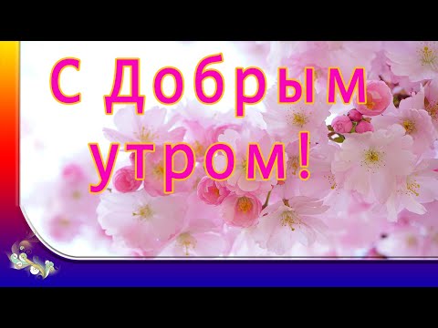 Доброе утро! Прекрасная музыкальная видеооткрытка! Принимайте Пожелания с добрым утром
