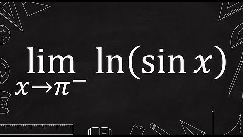 limit of ln(sinx) as x goes to pi