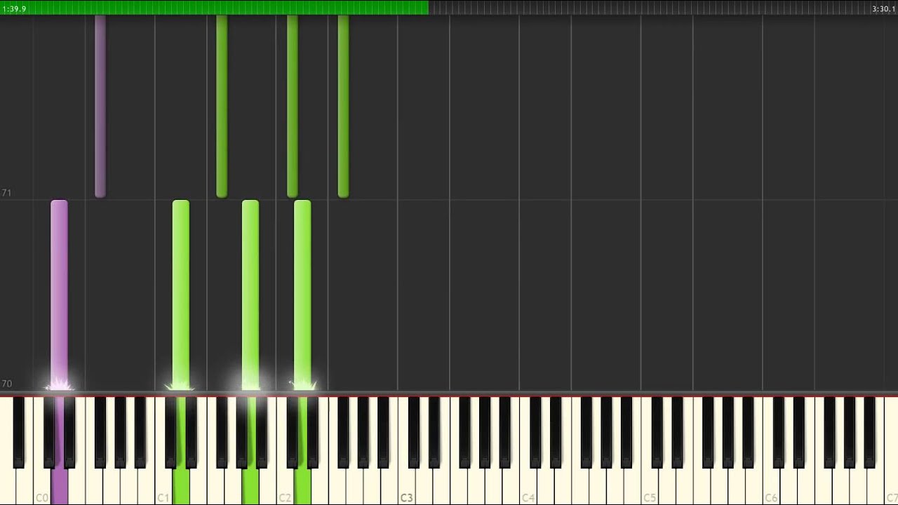 Sad Statue — System Of A Down, How To Play on Piano Synthesia Tutorial