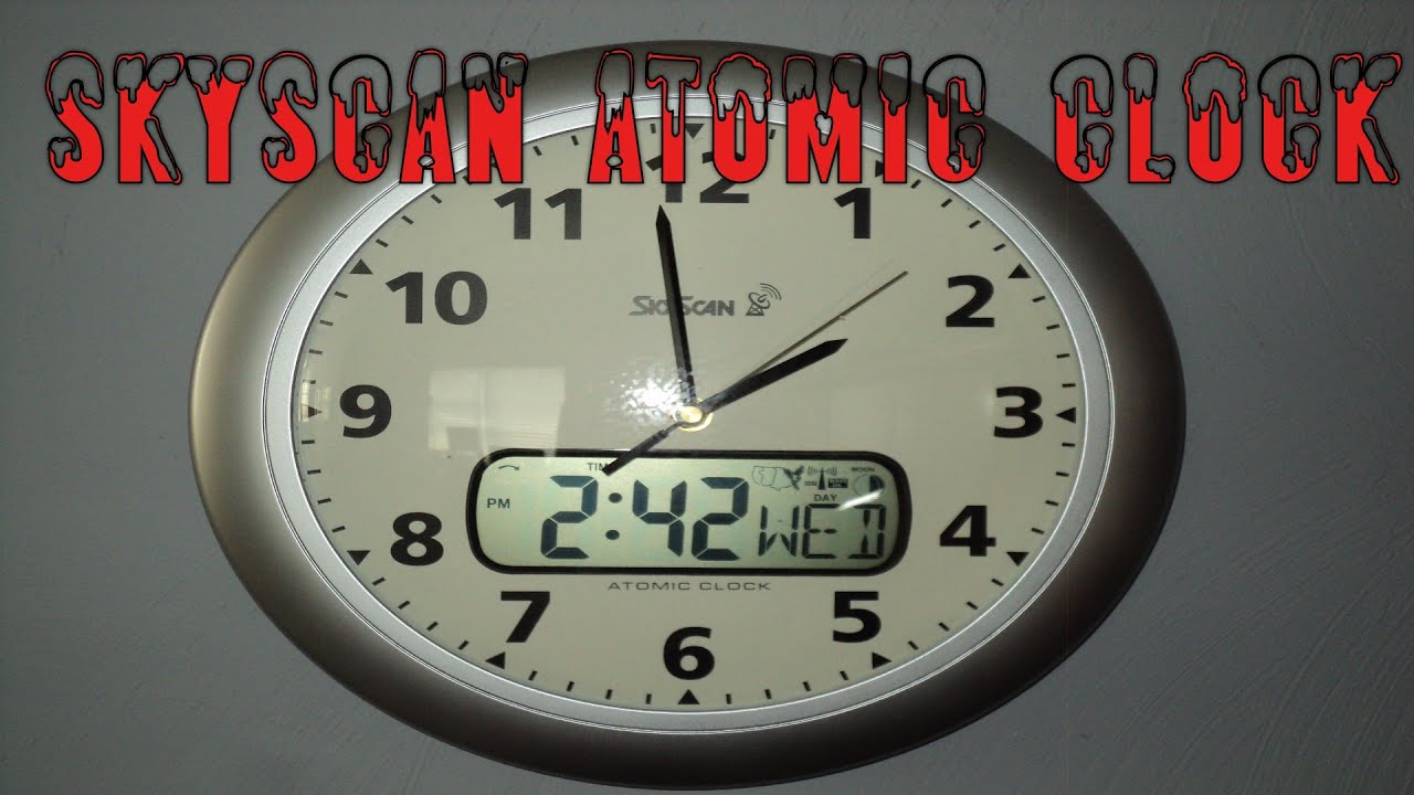 SkyScan Atomic Clock - Model 27010 Review - YouTube