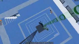 dark grey protogen falls to it's death