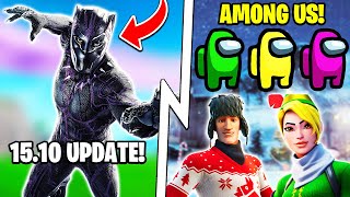 The BLACK PANTHER Update, Among Us X Fortnite, TWO Free Skins!