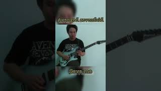 avenged sevenfold save me solo