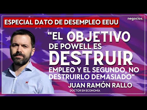 "El objetivo de Powell es destruir empleo y el segundo no destruirlo demasiado". Juan Ram&oacute;n Rallo