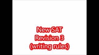 New Sat English Revision3