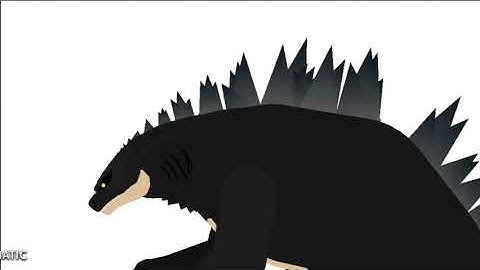 Godzilla 2014 roar animation (sticknodes)