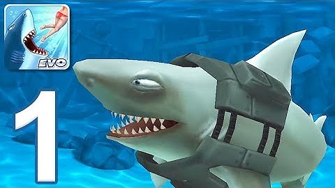 Hungry Shark Evolution -  mako shark Gameplay Walkthrough Part 1 (iOS, Android)