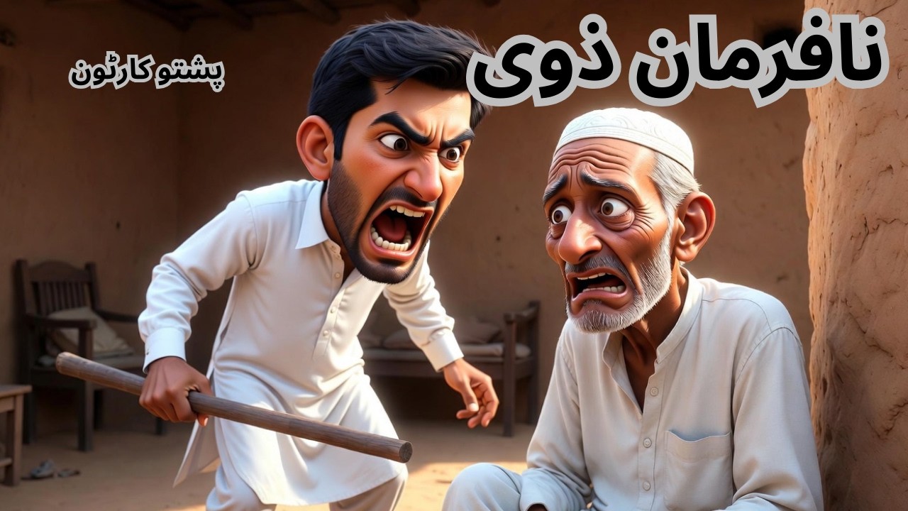 The Son Who Sent His Parents to OldAge Home | نافرمان ذوی | Pushto Cartoon | پشتو کارٹون