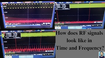 How does an RF Signal Looks Like both in Time and Frequency Domain using Spectrum analyzer