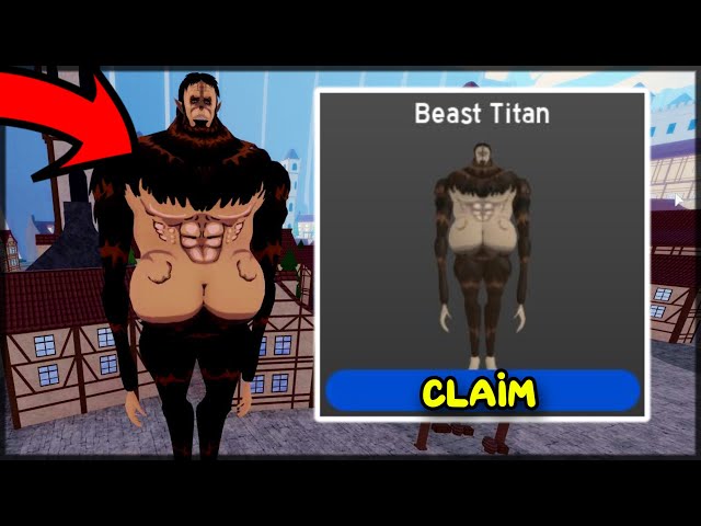 EASY BEAST TITAN SPECIAL UNLOCK CODES IN ANIME FIGHTING SIMULATOR