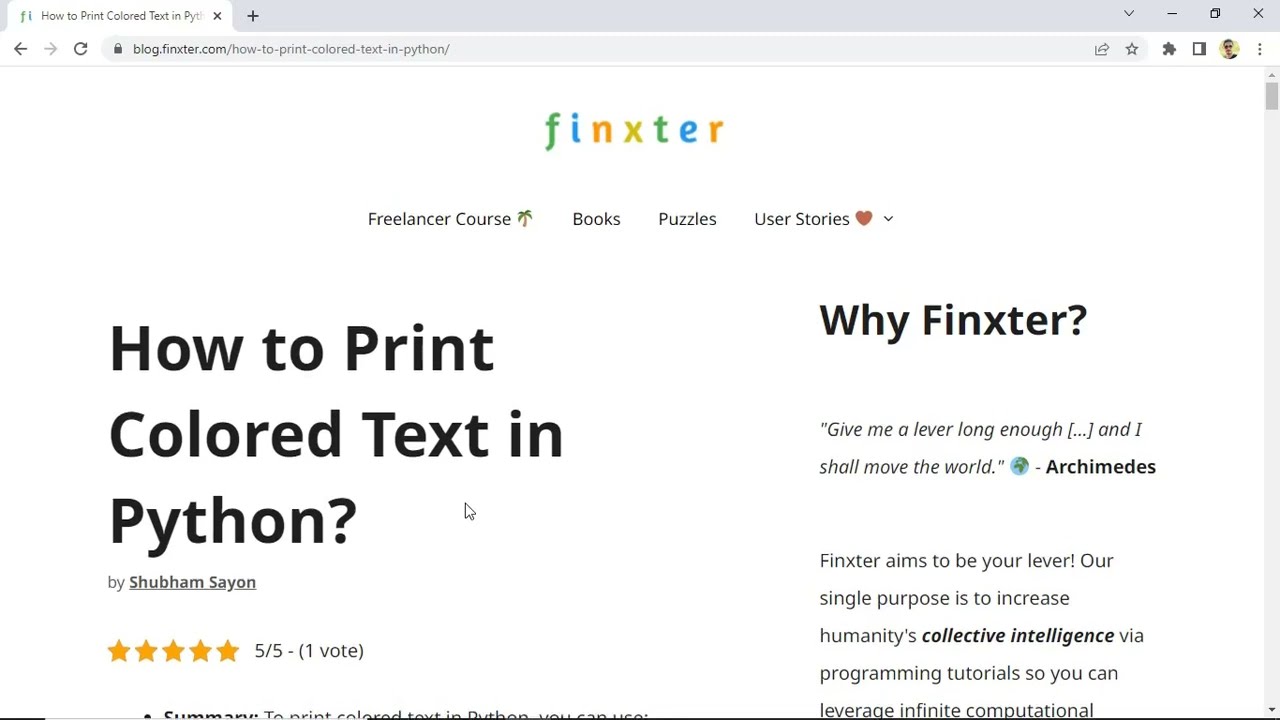 How to Print Colored Text in Python