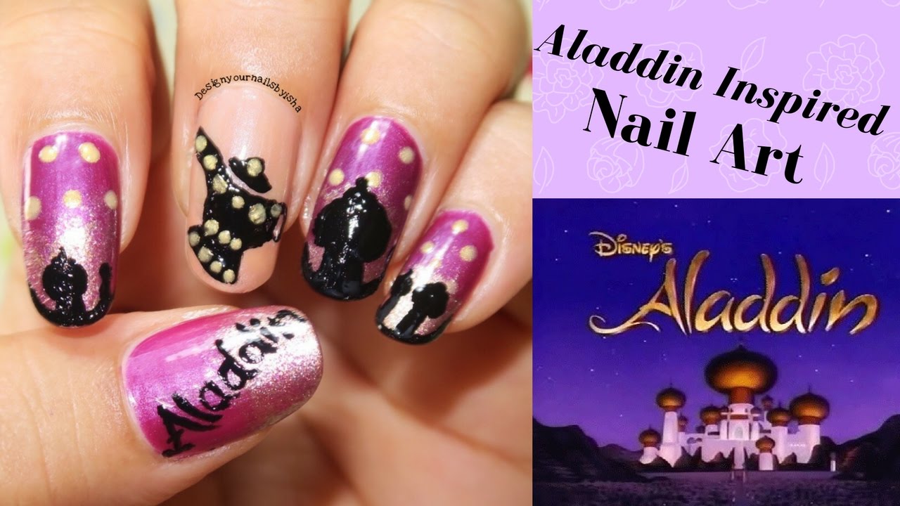 Aladdin Nail Art | nailsbyhoneycrunch321