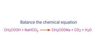 CH3COOH + NaHCO3 → CH3COONa + H2O + CO2 – vietjack.me