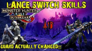 MHR Sunbreak - Revisiting Lance Switch Skills