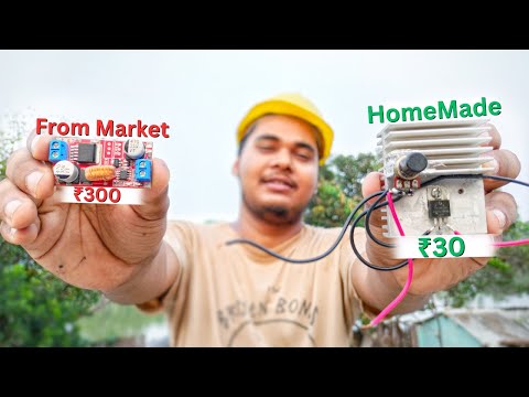 How To Make DC To DC Buck Converter at Home ⚡| 30Amp