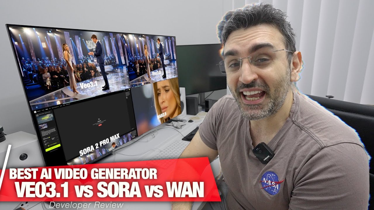 VEO 3.1 vs Sora 2 vs Wan 2.5 | BEST AI Video Generator REVIEW - YouTube