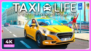 SIMULADOR DE TAXISTA EN BARCELONA O_o | TAXI LIFE Gameplay Español