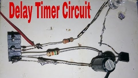 timer circuit for night lamp with BC547 | make a simple led timer