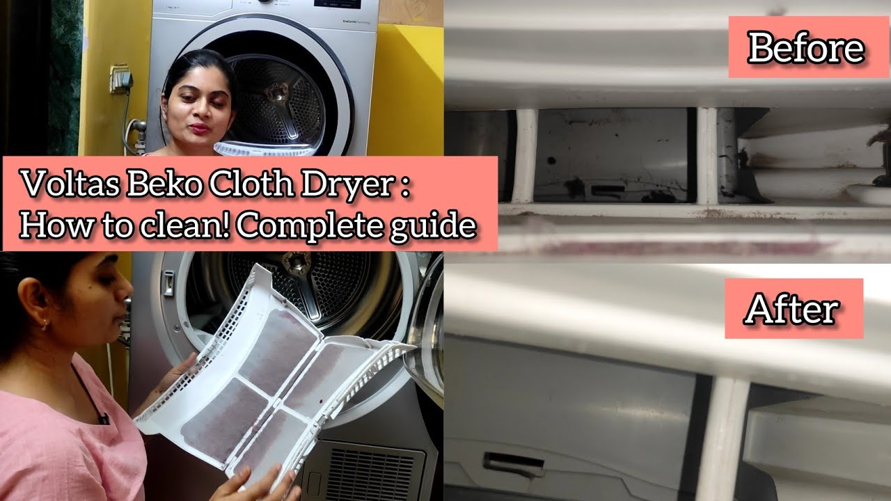 VOLTAS BEKO Cloth Dryer Complete Cleaning Guide! How to get rid of