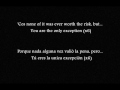 The Only Exception - Paramore (english + spanish lyrics/ Letra en español e inglés)