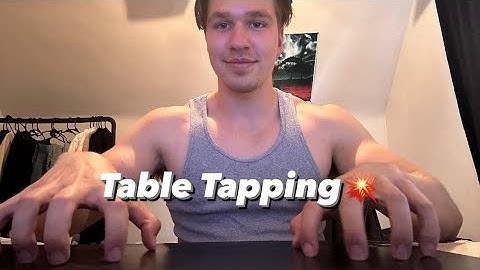 ASMR FAST & AGGRESSIVE TABLE TAPPING & SCRATCHING, INVISIBLE TRIGGERS💥 (Lofi)