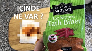 Şokta Satılan Anadolu Mutfağı Toz Kırmızı Tatlı Biber Baharatını Almayin