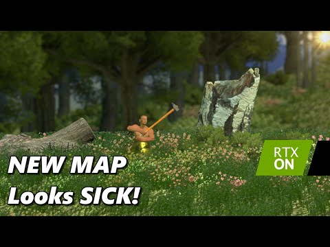 New Map Mod Buckets - MODDED Getting Over It With Bennett Foddy 