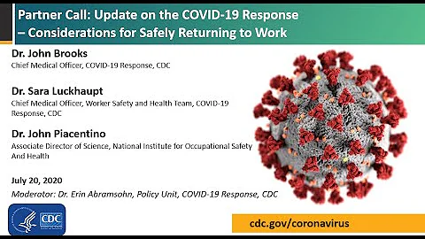 CDC COVID-19 Partner Update: Non-healthcare Workplace Contract Tracing and Testing Strategy