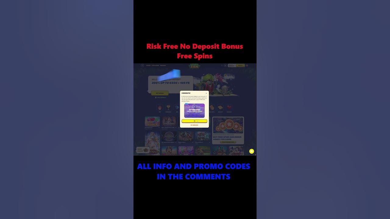 🎁20 Free Spins Gamblezen Casino No Deposit Bonus. No Risk💲! #shorts # ...